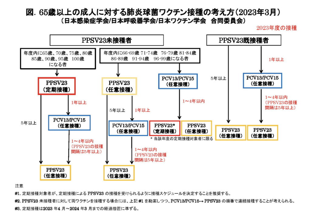 肺炎球菌ワクチンの接種間隔