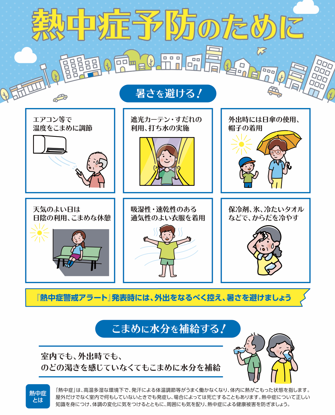 熱中症予防のために