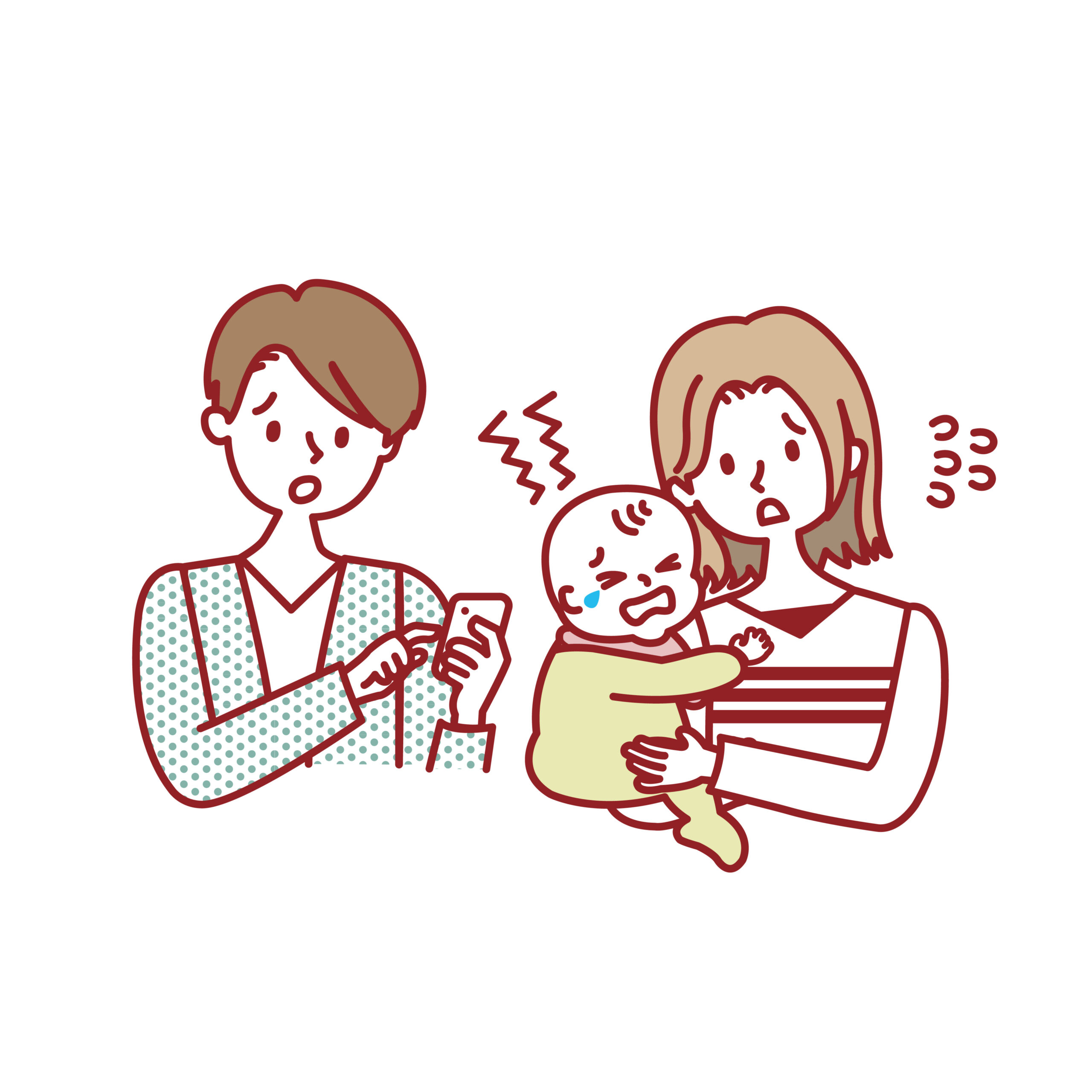 泣き止まない赤ちゃん